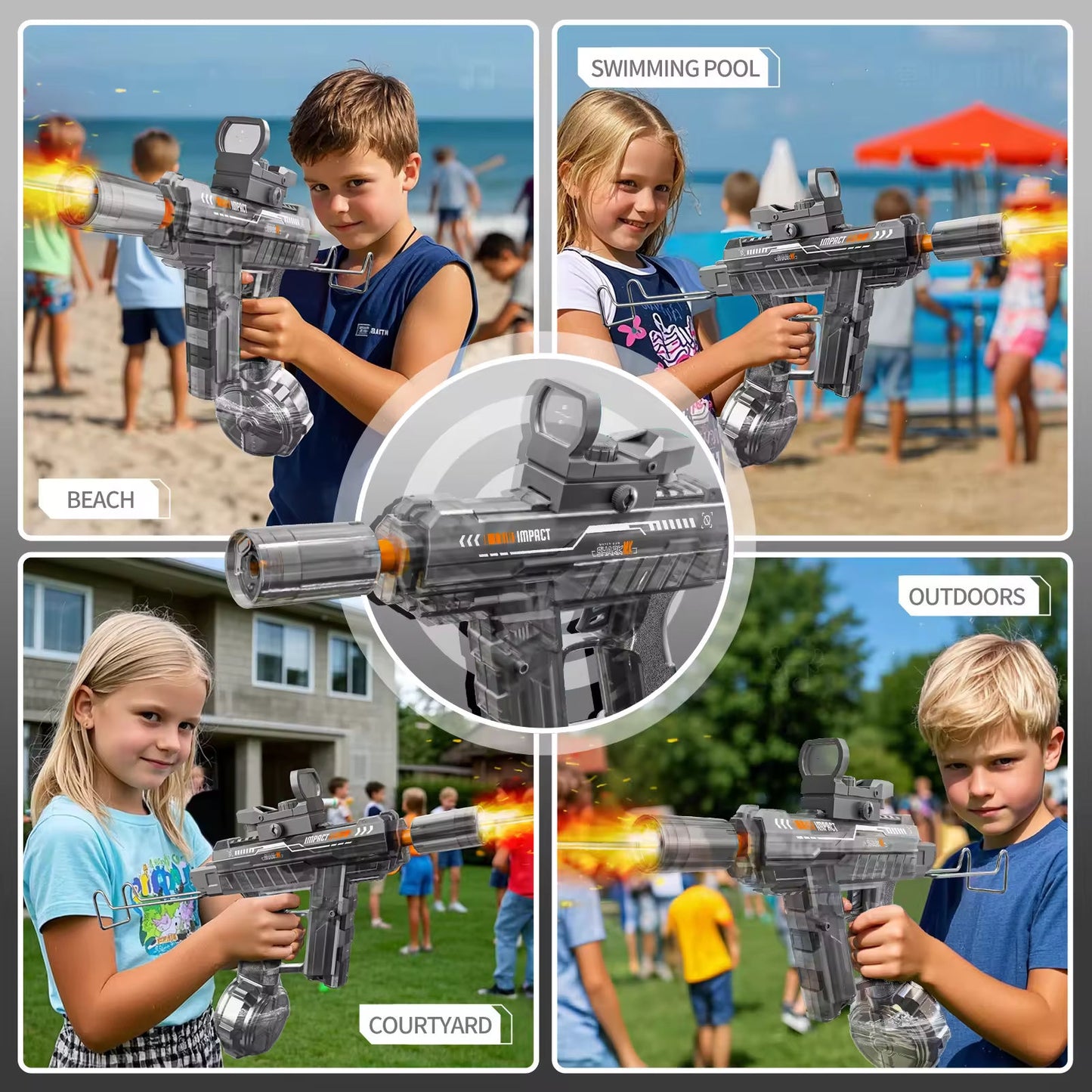 Automatic Electric Water Squirt Gun Toy